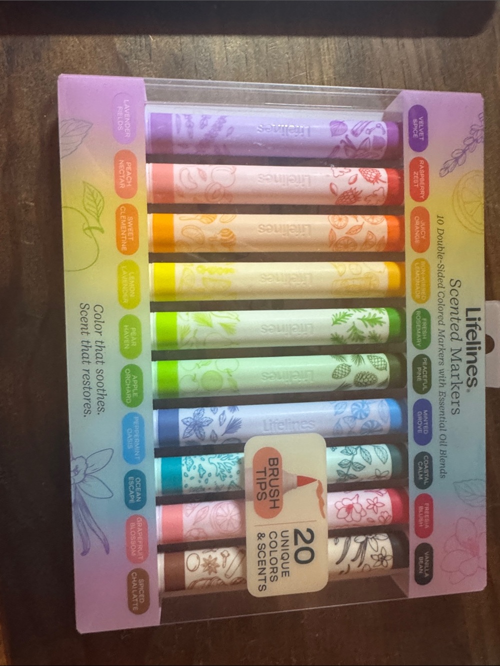 Lifelines scented double sided markers